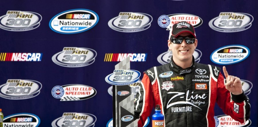 Kyle Busch wins Nationwide race in Fontana Kyle Busch wins Nationwide race in Fontana
