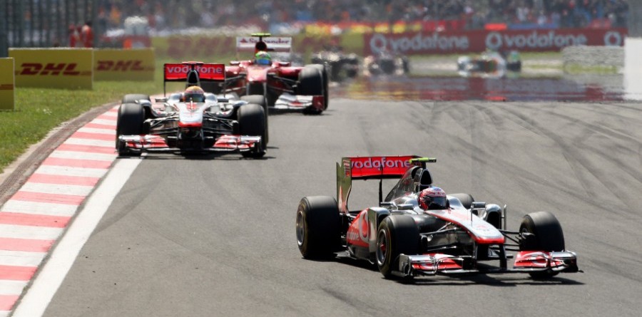 Button rages against Vettel's title stroll Button rages against Vettel's title stroll