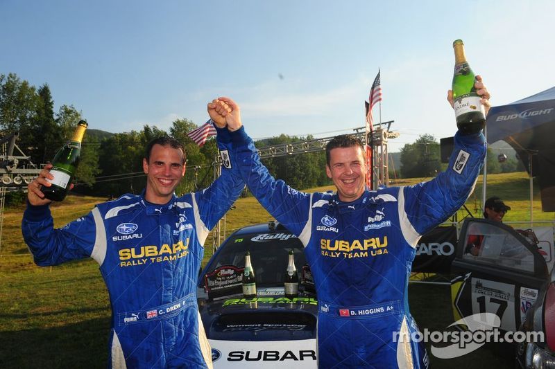 Subaru driver David Higgins seals Rally America title
