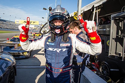 SRT Motorsports' Marc Goossens captured the GTLM pole at Daytona
