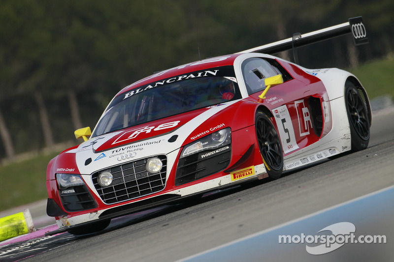 Phoenix Racing fields two Audi R8 LMS ultra in the Blancpain Sprint Series