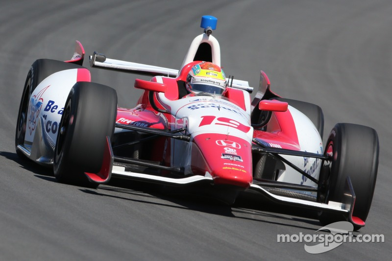 Flat out day at Pocono nets 14th for Justin Wilson
