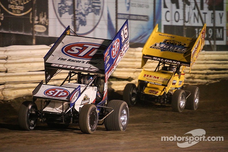 Donny Schatz scores his fourth win of the season at Placerville Speedway