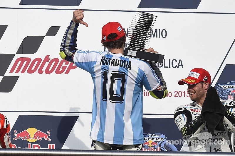 “Grazie mille, Valentino”: Maradona