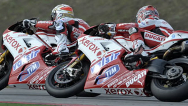 WSBK 2010, Valencia: il freddo frena la Ducati