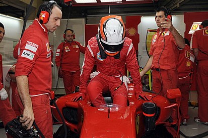 Zampieri ha girato a Fiorano sulla F2008