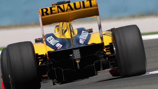 La Renault con l'F-Duct a Hockenheim