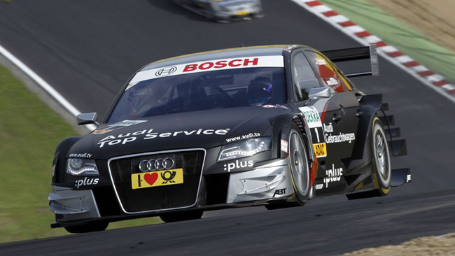 Scheider guida il poker Audi nelle libere
