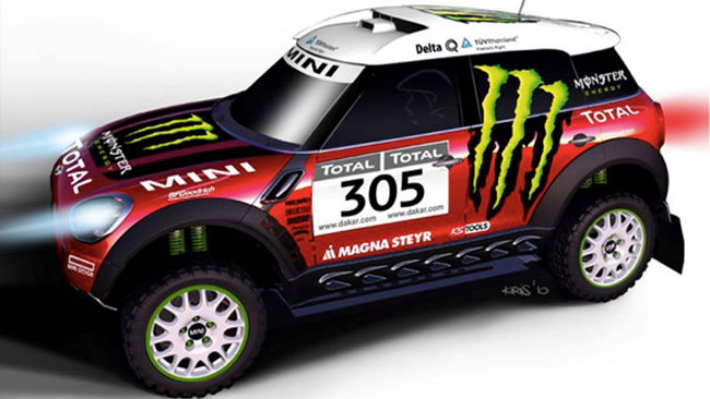 Anche una Mini al via della Dakar 2010!
