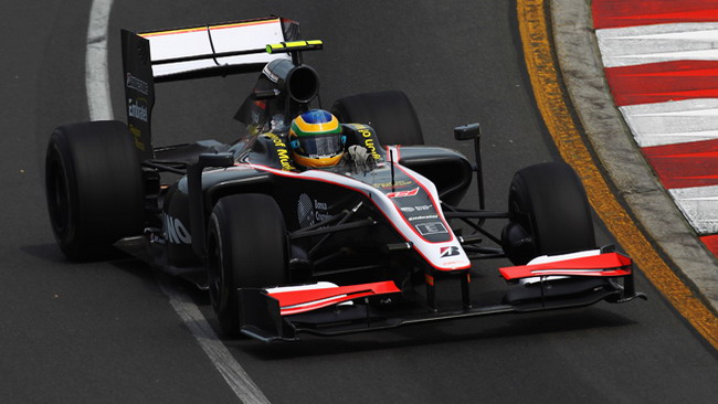 HRT ai test di Valencia con la vettura 2010
