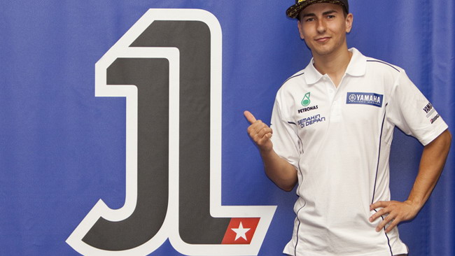 Jorge Lorenzo presenta il suo numero 1