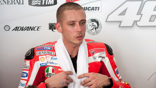 Un attacco influenzale ferma Valentino Rossi
