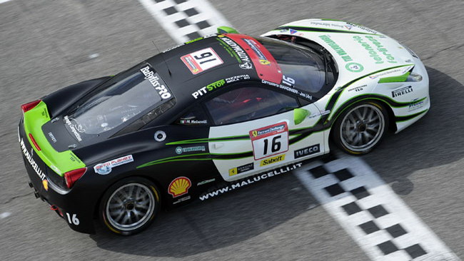 A Vallelunga doppia pole per Malucelli