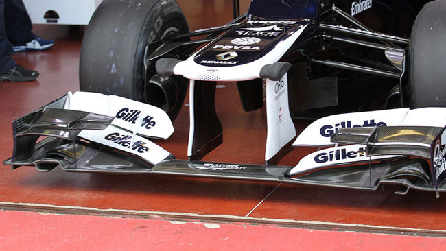 La Williams estremizza l'ala anteriore della FW34