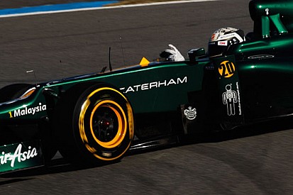 Van der Garde in pista a Suzuka con la Caterham