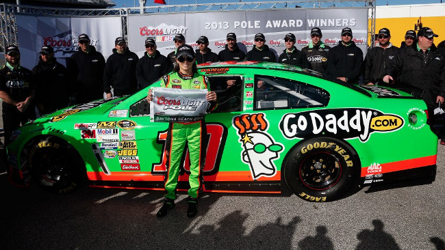 Danica Patrick in pole position a Daytona!