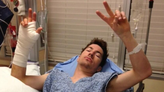 Piccolo intervento ad un polso per Nicky Hayden