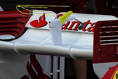 Ecco il fermo che si è rotto sulla Ferrari di Alonso!