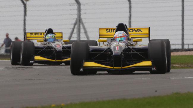 Karthikeyan svetta nelle libere di Donington