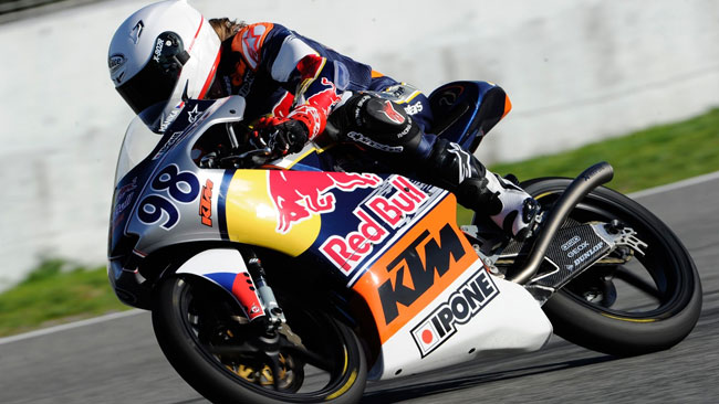 Karel Hanika nella squadra ufficiale KTM nel 2014