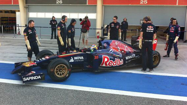 Toro Rosso: Vergne riesce a girare subito con STR9