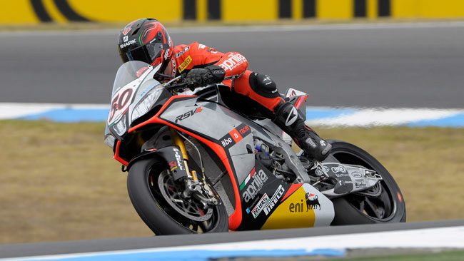 Phillip Island, Superpole: la prima firma è di Guintoli
