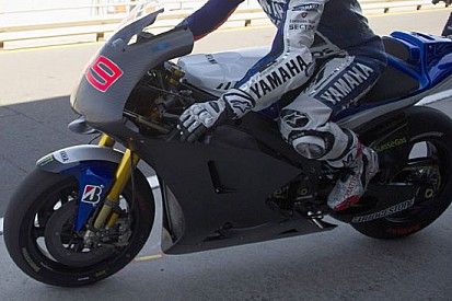 Lorenzo ha provato una carena sperimentale