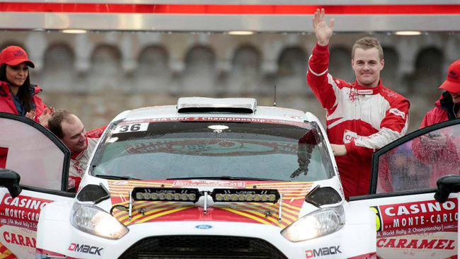 Barrable al Circuit Of Ireland con una Fiesta R5