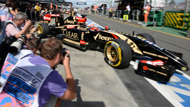 La Lotus in Malesia con modifiche aerodinamiche