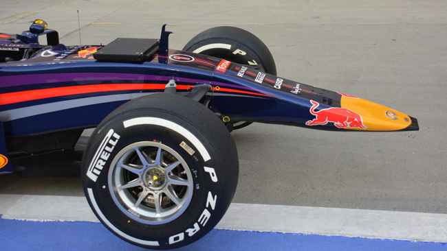 Red Bull RB10: c'è un muso per le prove di pit