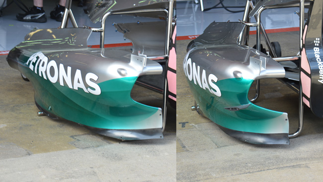 Mercedes: a metà pancia un flap oppure no?