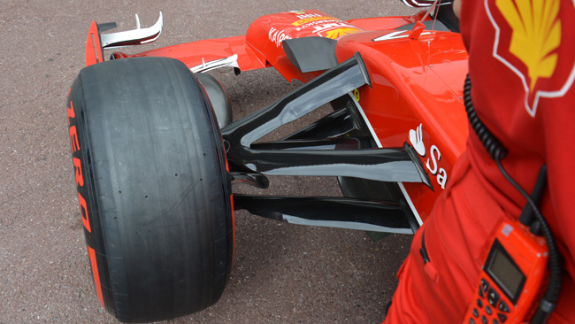 Ferrari: modificati i bracci delle sospensioni