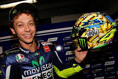 Ecco il casco celebrativo di Valentino per il Mugello