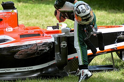 Chilton: tre posizioni in griglia per il crash con Bianchi