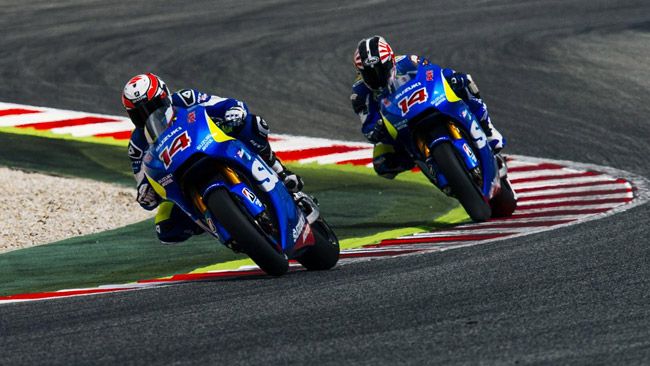 Tante novità sulla Suzuki nei test a Barcellona