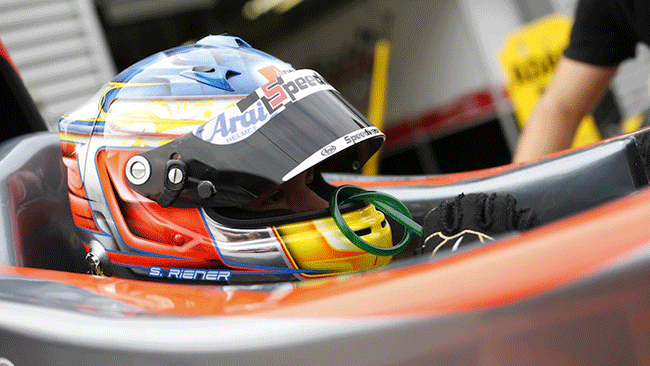Stefan Riener in pole position a Monza