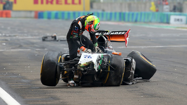 Prima gara senza punti per la Force India