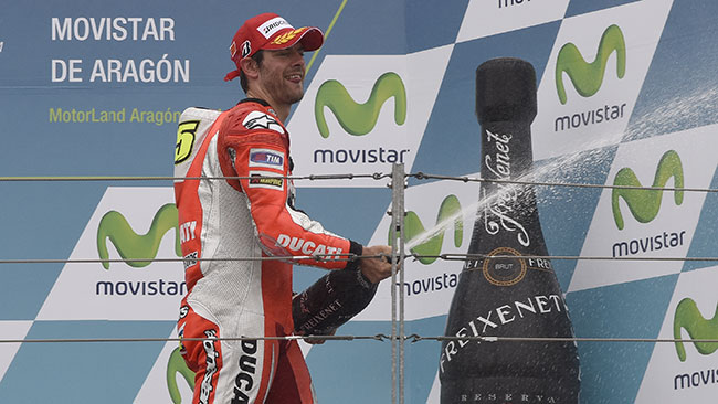 Crutchlow firma il suo primo podio con la Ducati