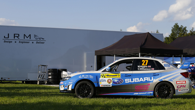 Higgins e Cronin con la Subaru JRM
