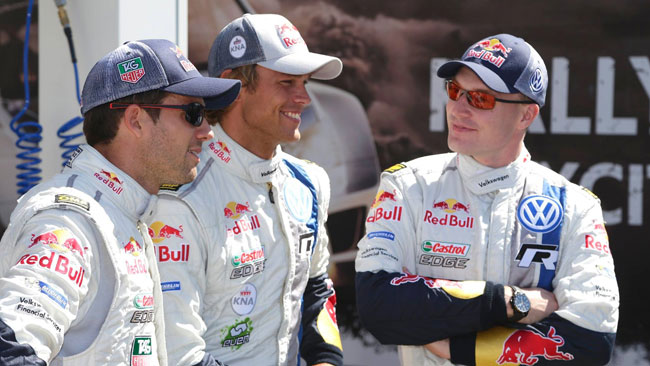 Volkswagen continua con Ogier, Latvala e Mikkelsen