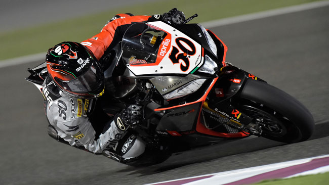 Risposte positive per Guintoli, tanta fatica per Melandri