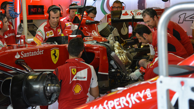 Ferrari: si sostituisce la power unit di Alonso
