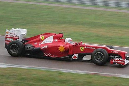 Il primo giorno di Vettel sulla Ferrari F2012