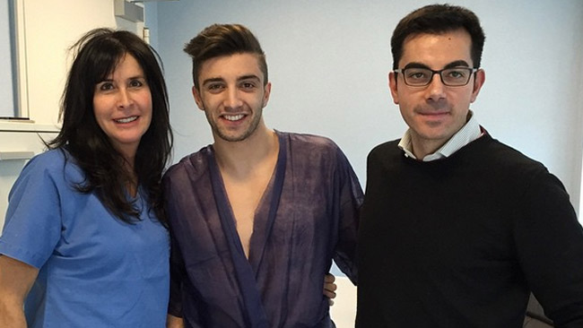 Andrea Iannone operato in day hospital a Parma