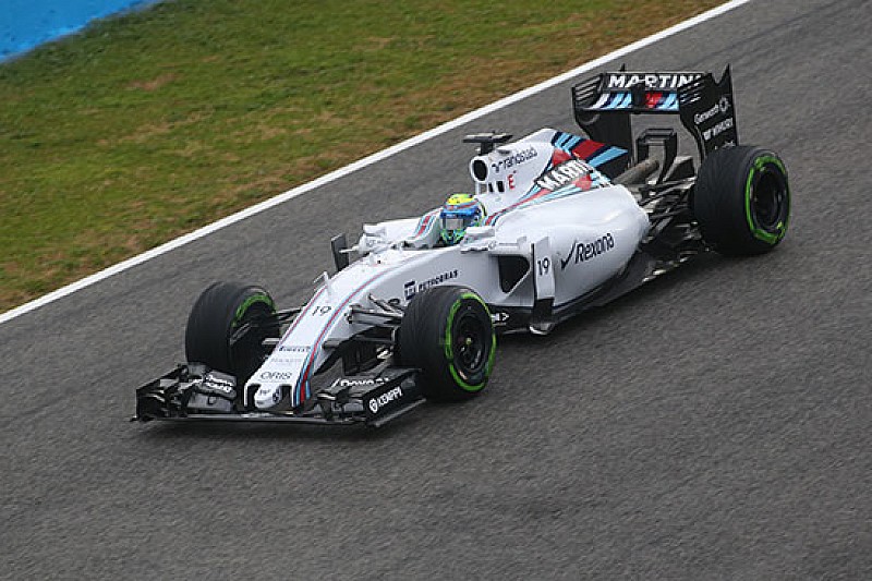 Felipe Massa prende confidenza con la Williams FW37