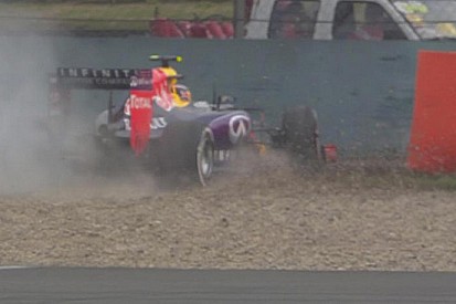 Kvyat ha sbattuto frontalmente: è rimasto senza freni