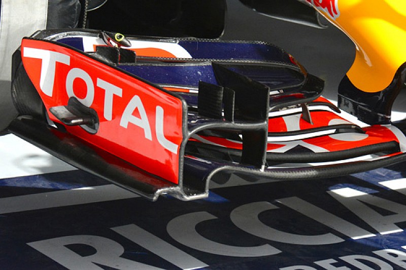 Red Bull: c'è una pinna sulla paratia dell'ala anteriore