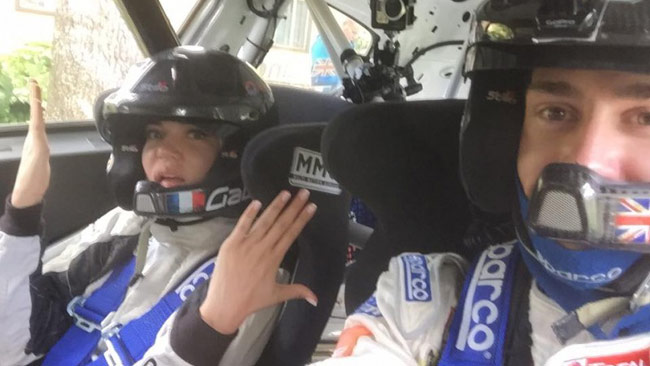 Inessa Tushkanova co-pilota di Ingram per un giorno