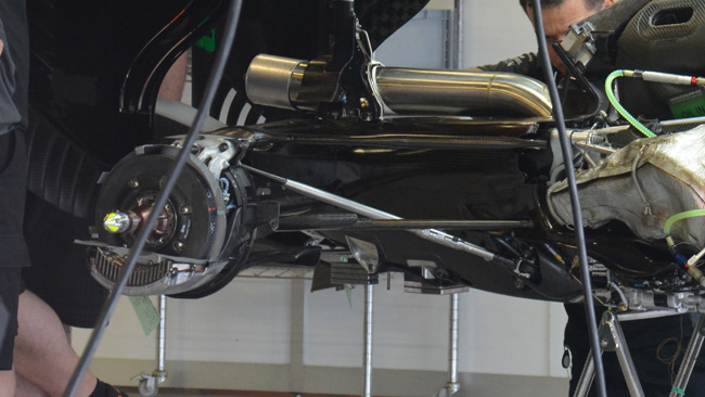 Force India: c'è la zavorra sotto alla scatola del cambio