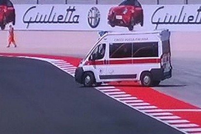 Brutto volo di Ponsson: bandiera rossa nelle Libere 2